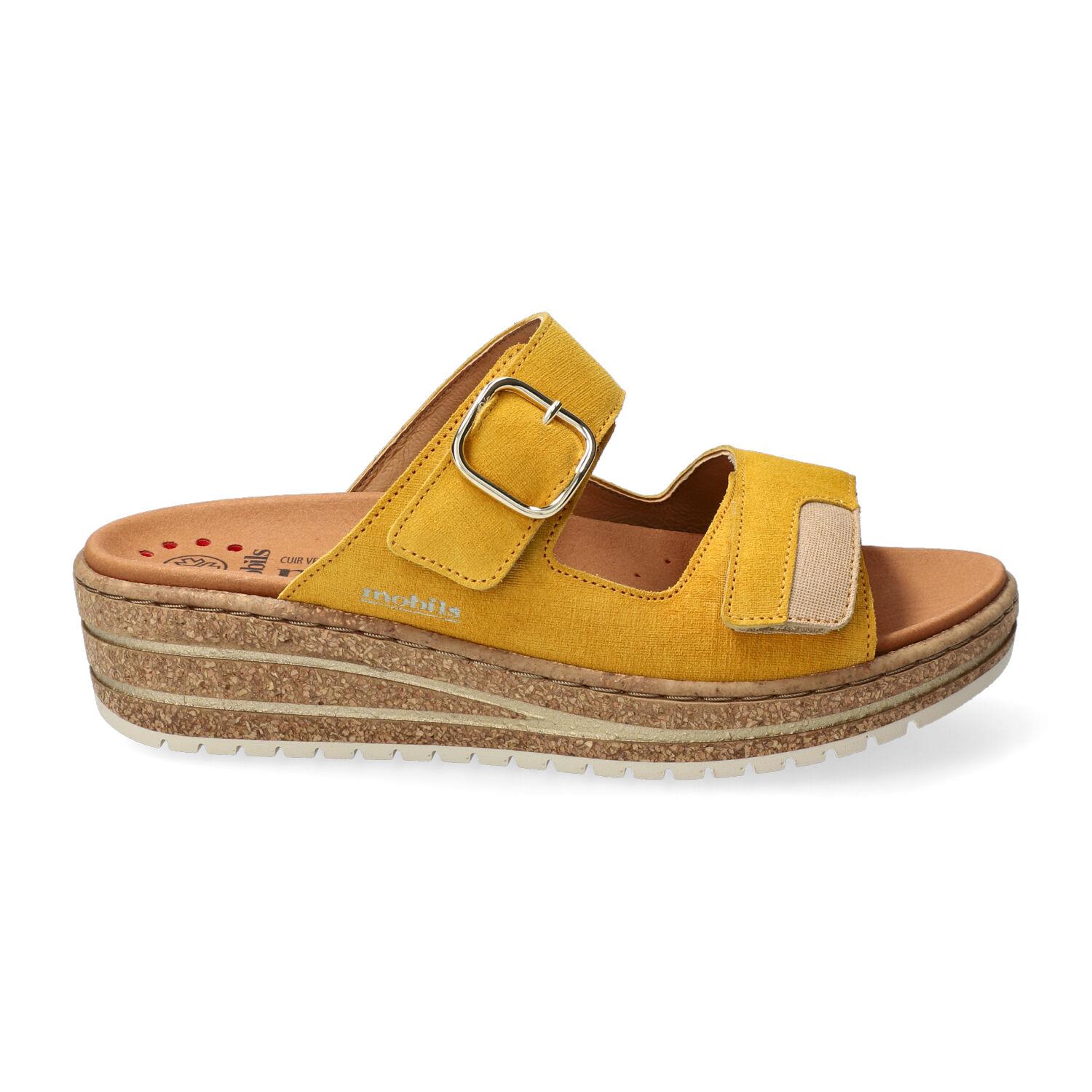 mules femme modèle Randya Ocre - Mephisto